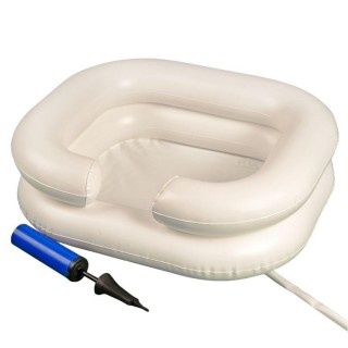 Inflatable head wash pool