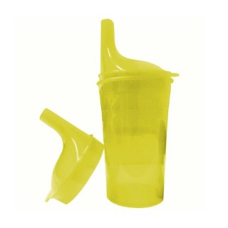 Safety cup to eat and drink Yellow