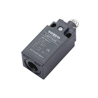 LSP102A limit switch 1NO/1NC in plastic housing IP65 with metal roller plunger