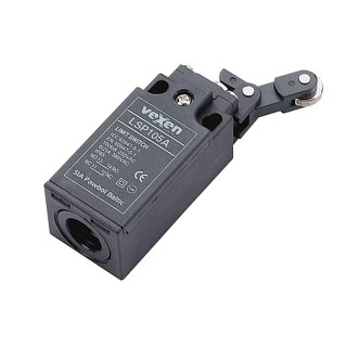 LSP105A limit switch 1NO/1NC in plastic housing IP65 with plastic long roller lever on steel plunger