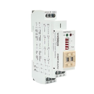 DMFR42U Multifunctional digital time relay 2CO 8A AC/DC 12-230V
