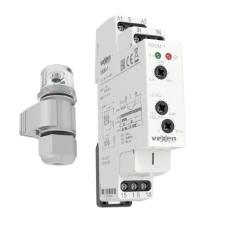 VSOU-1 twilight relay with sensor IP65, 1-50 000 lx, IP65, 1NO, 16A, AC230V