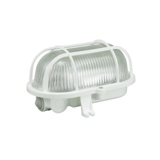 Lamp housing with plastic netoval 100 W