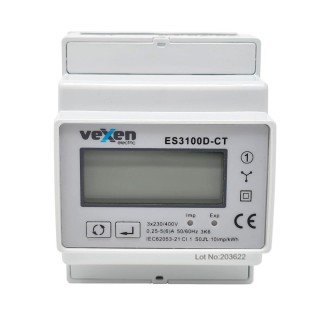 ES3100D-CT three phases electrical meter CT/5A
