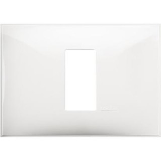 CLASSIA - COVER PLATE 1P CENTERED WHITE