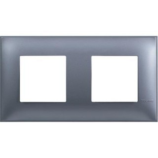 CLASSIA - cover plate 2x2P blue metal