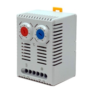 TA060OC-2 termostaatti NO+NC-koskettimilla jhdytykseen ja lmmitykseen 230V; 10A; 0C+60C