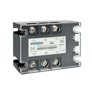 Solid state relay 3NO, 60A, 3-32VDC