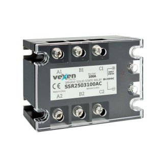 Solid state relay 3NO,100A, 80-250VAC