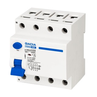 PR8NM 4P 63A 100mA A 6kA residual current circuit breakers