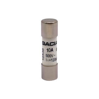 10x38 gG 10A cylindrical fuse link 500VAC