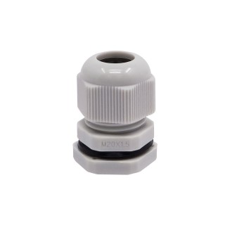 M20 plastic cable gland, IP68, 6-12mm
