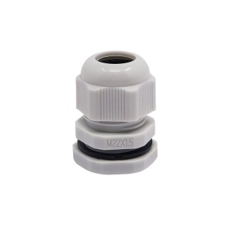 M22 plastic cable gland, IP68, 10-14mm