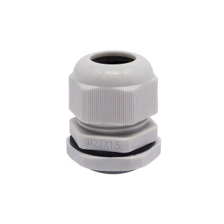 M27 plastic cable gland, IP68, 13-18mm