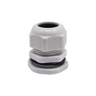 M30 plastic cable gland, IP68, 16-21mm