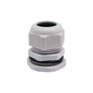 M32 plastic cable gland, IP68, 16-21mm