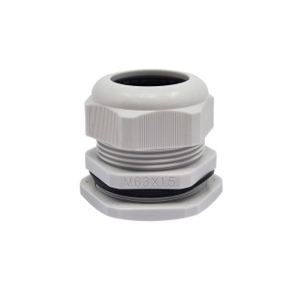 M63 plastic cable gland, IP68, 37-44mm
