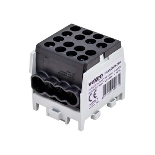 HLAK terminal Al/CU 2x25-6x16mm - black