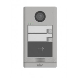 OEU-202S-HMK2 ~ UNV Ārējais IP video domofona ieejas panelis ar PoE un RFID nolasītāju 10000 kartes virsapmetuma Linux