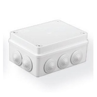 S-BOX 306 WH ~ Распределительная коробка с боковыми шинами белая IP65 150x110x70мм