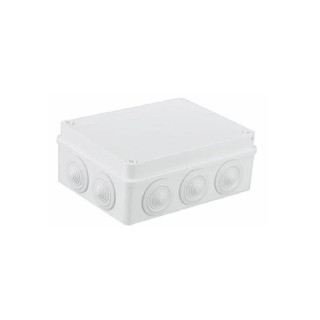 S-BOX 406 WH ~ Sadales kārba ar sānu gumijam balta IP65 190x140x70mm