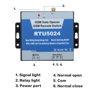 GSM Remote Switch / GSM Gate Opener