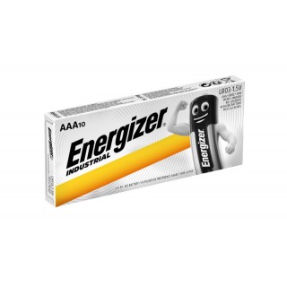 AAA L03 batteries 1.5V Energizer Industrial Alkaline MN2400/E92 in a package of 10 pcs.