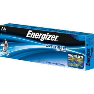 BATAA.EUL10; R6/AA batteries 1.5V Energizer Ultimate Lithium lithium L91 in a package of 10 pcs.