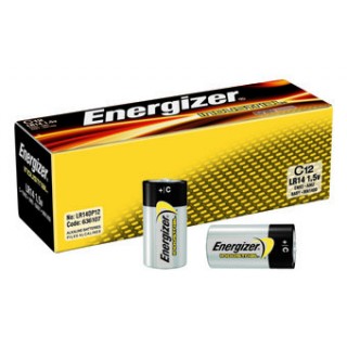BATC.ALK.EI12; LR14/C batteries 1.5V Energizer Industrial Alkaline MN1400/E93 in a package of 12 pcs