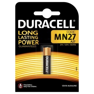 БАТ27.Д1; Батарейки 27А 12В Duracell Alkaline MN27 в упаковке по 1 шт.