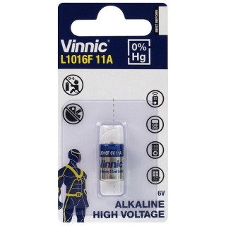 11A aku 6V Vinnic Alkaline pakendis 1 tk.
