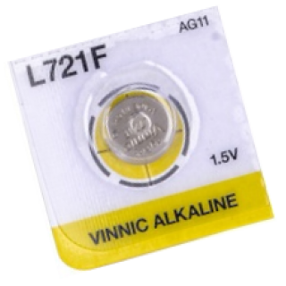 BATG11.VNC; G11 baterija Vinnic Alkaline LR721/362 be pakuotės 1vnt.