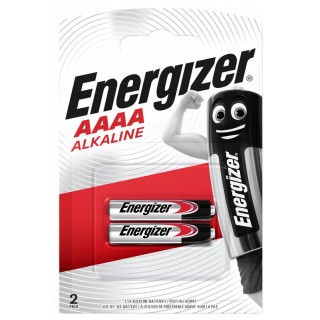 25A/AAAA battery 1.5V Energizer Alkaline MN2500 in a package of 2 pcs.