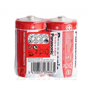 BATC.ZN.P2T; LR14/C baterijas Panasonic Zinc-carbon MN1400/E93 iepakojumā 2 gb.