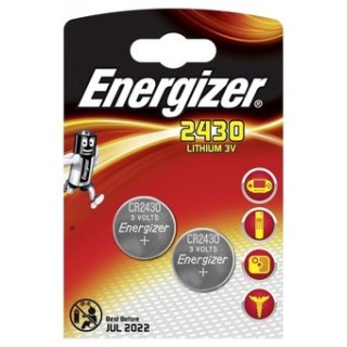 BAT2430.E2; CR2430 batteries 3V Energizer lithium 2430 in a package of 2 pcs.