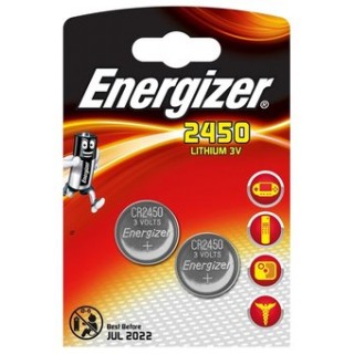 BAT2450.E2; CR2450 batteries 3V Energizer lithium 2450 in a package of 2 pcs.
