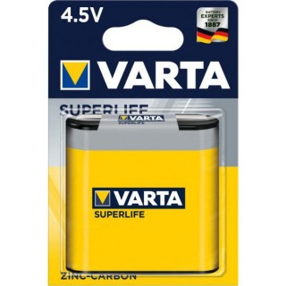 Аккумулятор 4,5В 3R12 Varta Superlife Цинк-карбон в упаковке 1 шт.