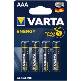 BATAAA.ALK.VE4; LR03/AAA baterijos Varta Energy Alkaline MN2400/4103 pakuotėje 4 vnt.