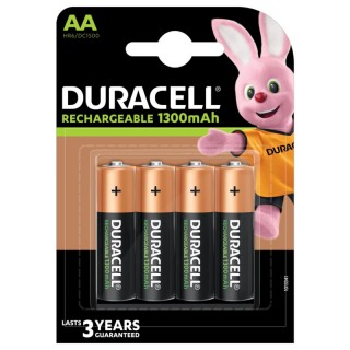AA batteries 1.2V Energizer Recharge series Ni-MH HR6 1300 mAh in a package of 4 pcs.