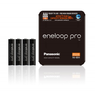 AKAAA.ENP4SP; R03/AAA batteries 1.2V Eneloop Pro Ni-MH BK-4HCDE/4LE in a package of 4 pcs.