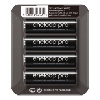 AKAA.ENP4SP; R6/AA baterijos 1.2V Eneloop Pro Ni-MH BK-3HCDE/4LE pakuotėje 4 vnt.