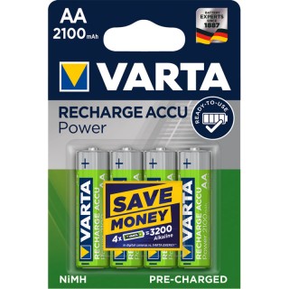 AKAA.V4; R6/AA batteries Varta READY2USE Ni-MH 2100 mAh/56706 in a package of 4 pcs.