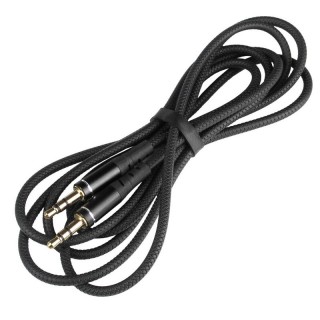 Cable AUX 3.5mm plugs stereo 1.5m black everActive CBS-1.5JB