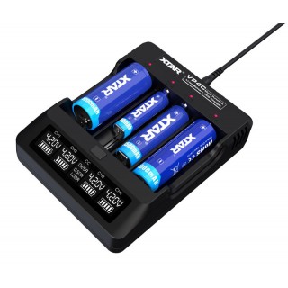 Lithium battery charger with display VP4C XTAR charger in a package of 1 pc.