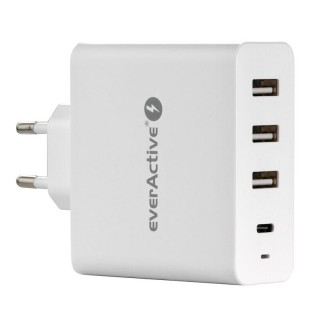 Charger, power supply unit everActive SC-500Q with 3x USB-A and USB-C QC3.0, power 60.5W