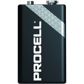 6LR61 9V battery 9V Duracell Procell INDUSTRIAL series Alkaline PC1604 incl. 10 pcs.