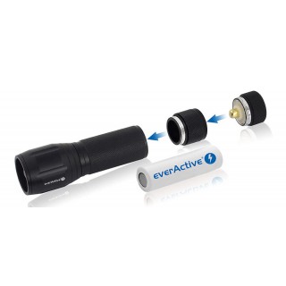 everActive FL-300 cap to use 18650 batteries
