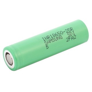 18650 lithium ion battery, 3.7V 2500 mAh | Samsung | INR18650-25Rs
