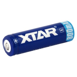 XTAR 14500 akumulatori 3.7V XTAR litija 800 mAh iepakojumā 1 gb.