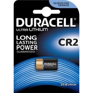 BAT2.D1; CR2 paristot 3V Duracell litium DLCR2 1 kpl pakkauksessa.
